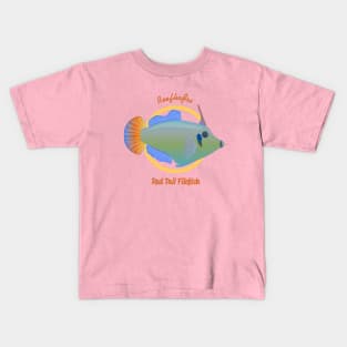 Red Tail Filefish Kids T-Shirt